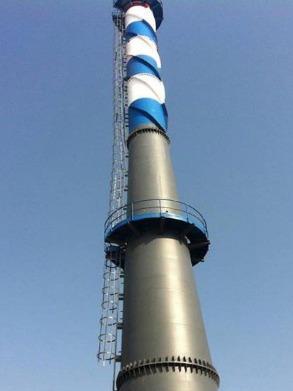  钢烟囱制作安装