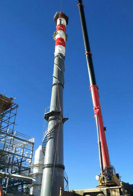  钢烟囱制作安装