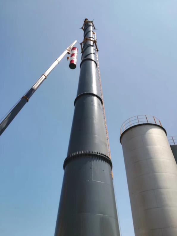 钢烟囱制作安装