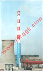  烟囱防腐刷色标