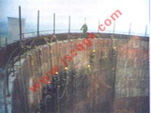  电厂凉水塔内壁堵漏